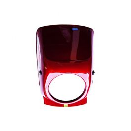 NIKAVI N570A Head Light Mask Compatible Compatible For TVS XL Super Red