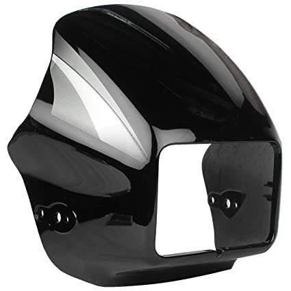 N547B Head Light Mask - Spld Plus Bs-6 Bk-Silver