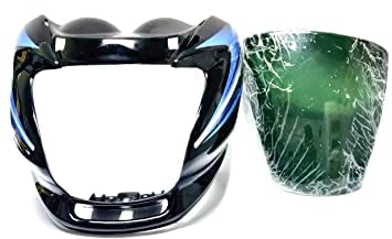 N537 Head Light Mask - Spld Ismrt N/M 110Cc Grey-Silver
