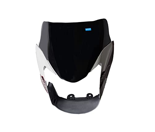 N577F Head Light Mask - Phoenix White-Red