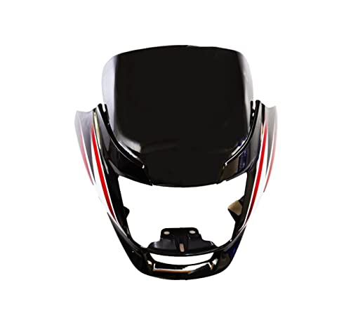 N525A Head Light Mask - S/Spld Latest Bk.Red
