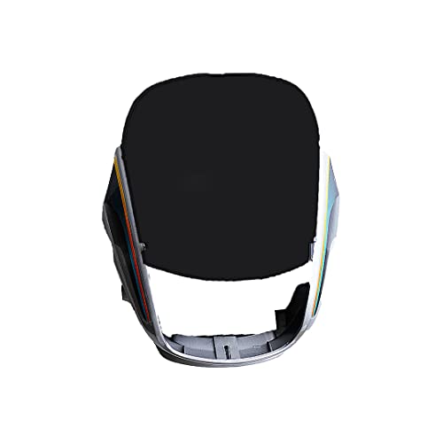 N508C Head Light Mask - S/Spld N/M Silver