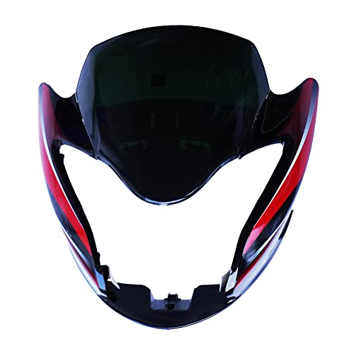 N543 Head Light Mask - Pass X-Pro 2018 (T-2) Bk-Red