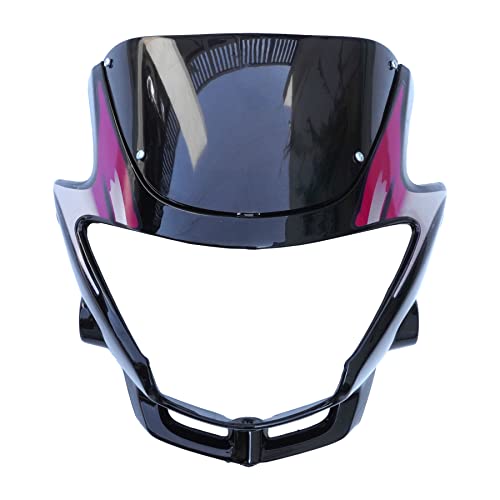 N521A Head Light Mask - Glamr O/M Bk-Red