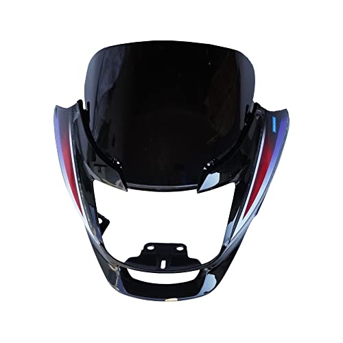 N550A Head Light Mask - S/Spld 2017 Bk-Red