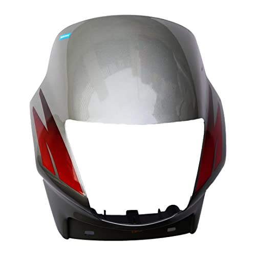 N512E Head Light Mask - Pass Plus Dark Silver-Red