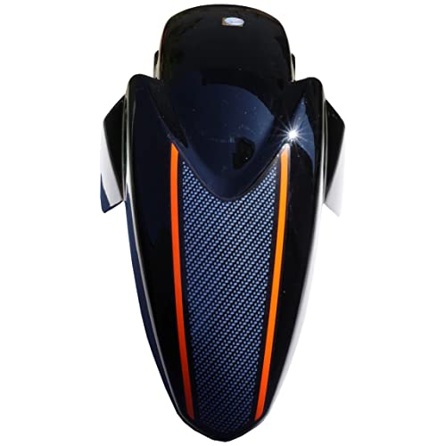 N838 Mudguard - Apche 160 Rtr (W/Sticker)Black