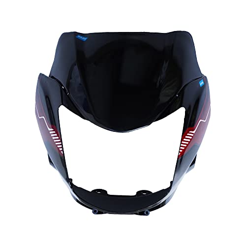 N577 Head Light Mask - Phoenix Bk-Red