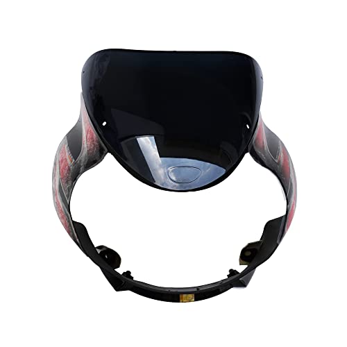N591A Head Light Mask - Dis Dtis 125Cc Bk-Red