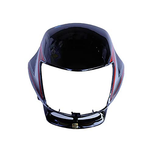 N619 Head Light Mask - Shne N/M Bk-Red