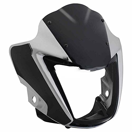 N536E Head Light Mask - Spld Ismrt Bk-Grey