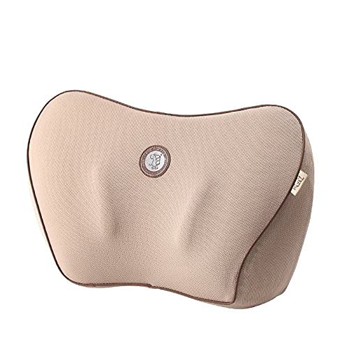 GiGi G-1109 100% Pure Memory Foam Back Cushion, Orthopedic Design for Lower Back Pain Relief-Lumber Support Pillow Ideal for Home/Office Chair, Car Seat