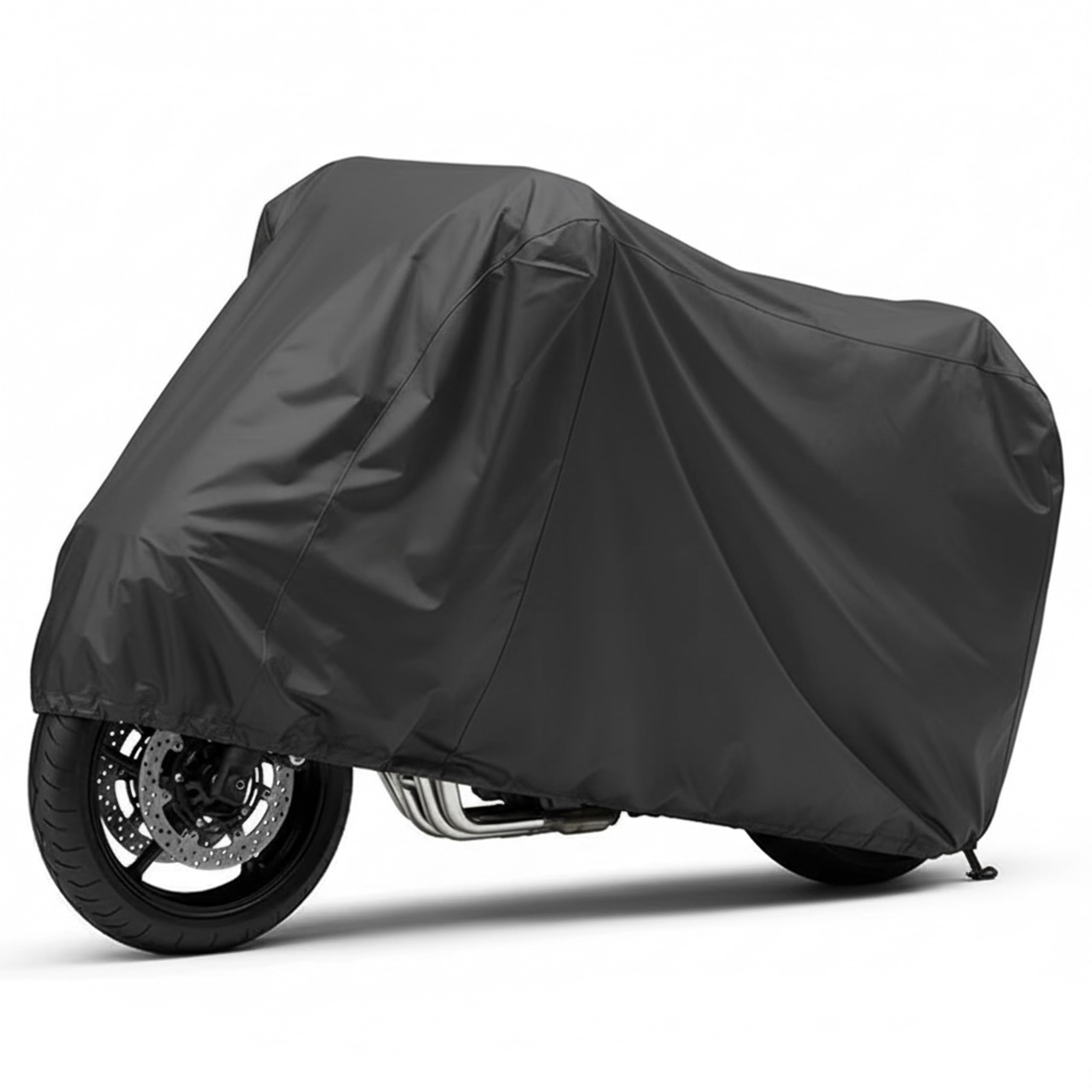 NIKAVI Bike Body Cover for Two Wheeler | Waterproof, Dustproof, UV Protection | All Weather Motorcycle Cover with Buckle Belt & Mirror Pockets - 4xl