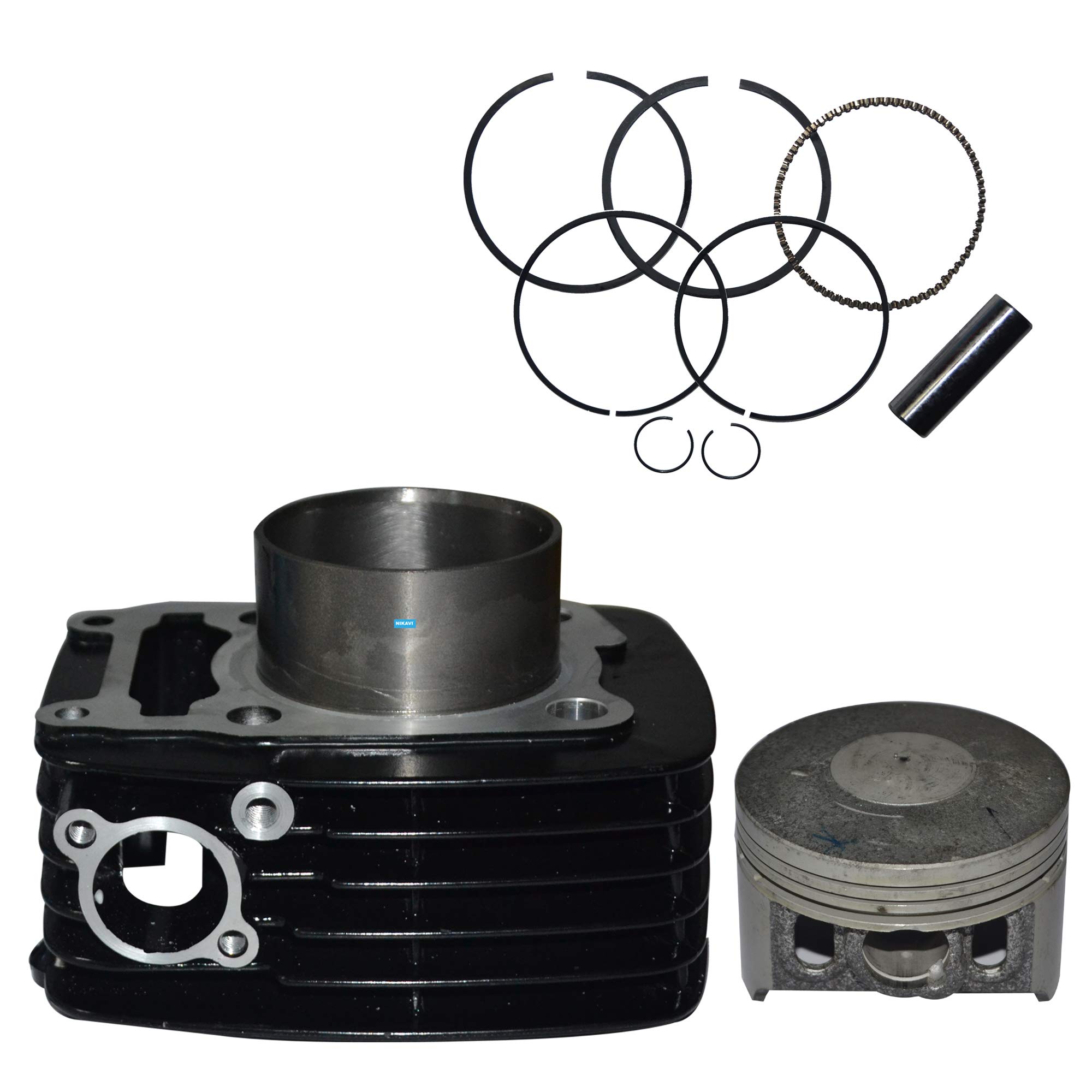 NIKAVI CBKP02 Cylinder Block Piston Kit Compatible for Pulsar 200