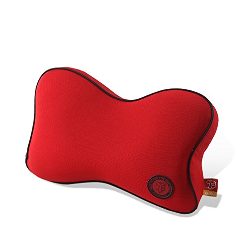 GiGi G-1077 GiGi Memory Foam Car Neck Pillow Car Headrest,Head Pillow,Rest Pillow,Protect Neck - crisis red