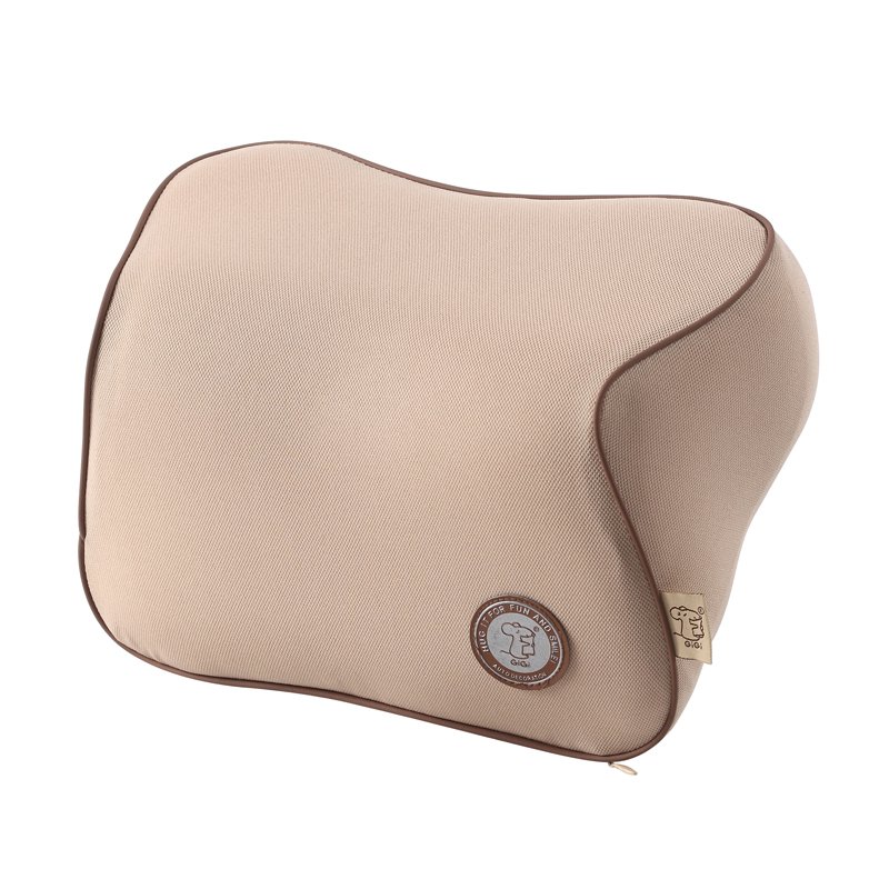 GiGi G-1107 Driving Comfortable and Soft NASA Memory Foam Car Neck Pillow|Full Surround car headrest of seat|Head Pillow|Rest Pillow|Protect Neck&Vertebra in Travel/Office/Home/car  - apricot