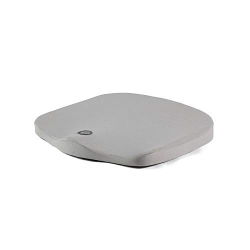 GiGi G-1585 100% Pure Memory Foam Breathable Car Seat Cushion Pad Ache Relief Pillow for Home/Office Chair, Car Seat - gray