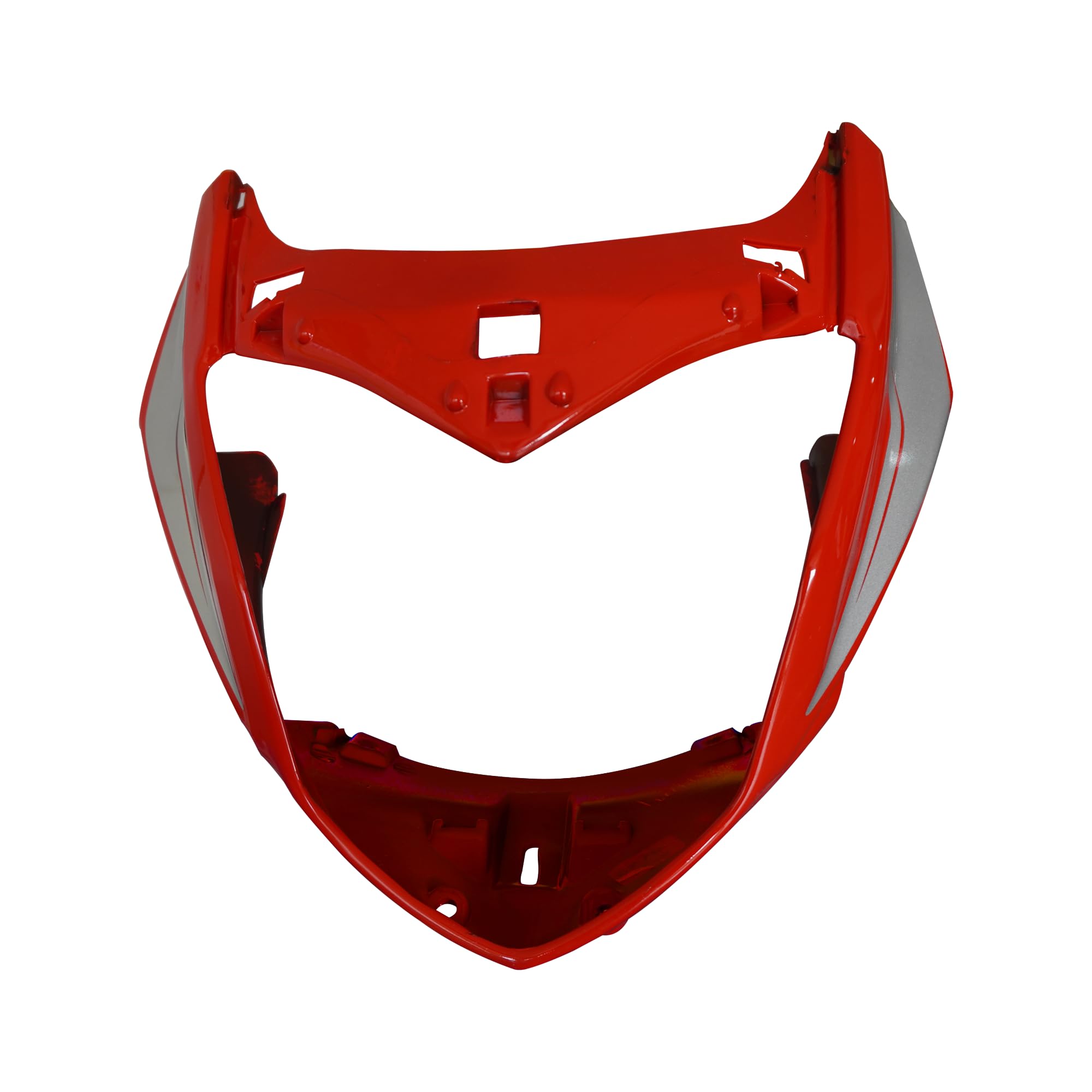 N537B Head Light Mask - Spld Ismrt N/M 110Cc S.Red-Silver