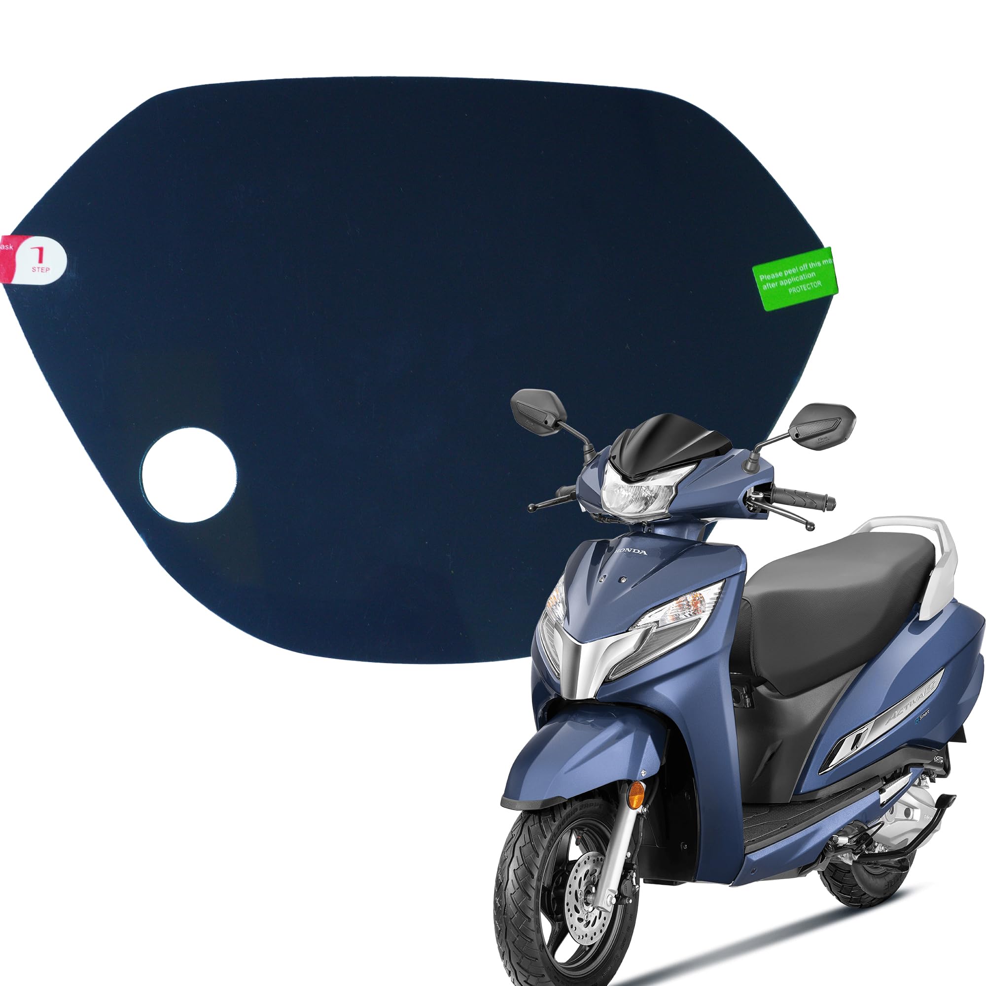 SMSG75 Speedometre Screen Protecter - Actv 125 6G With Button