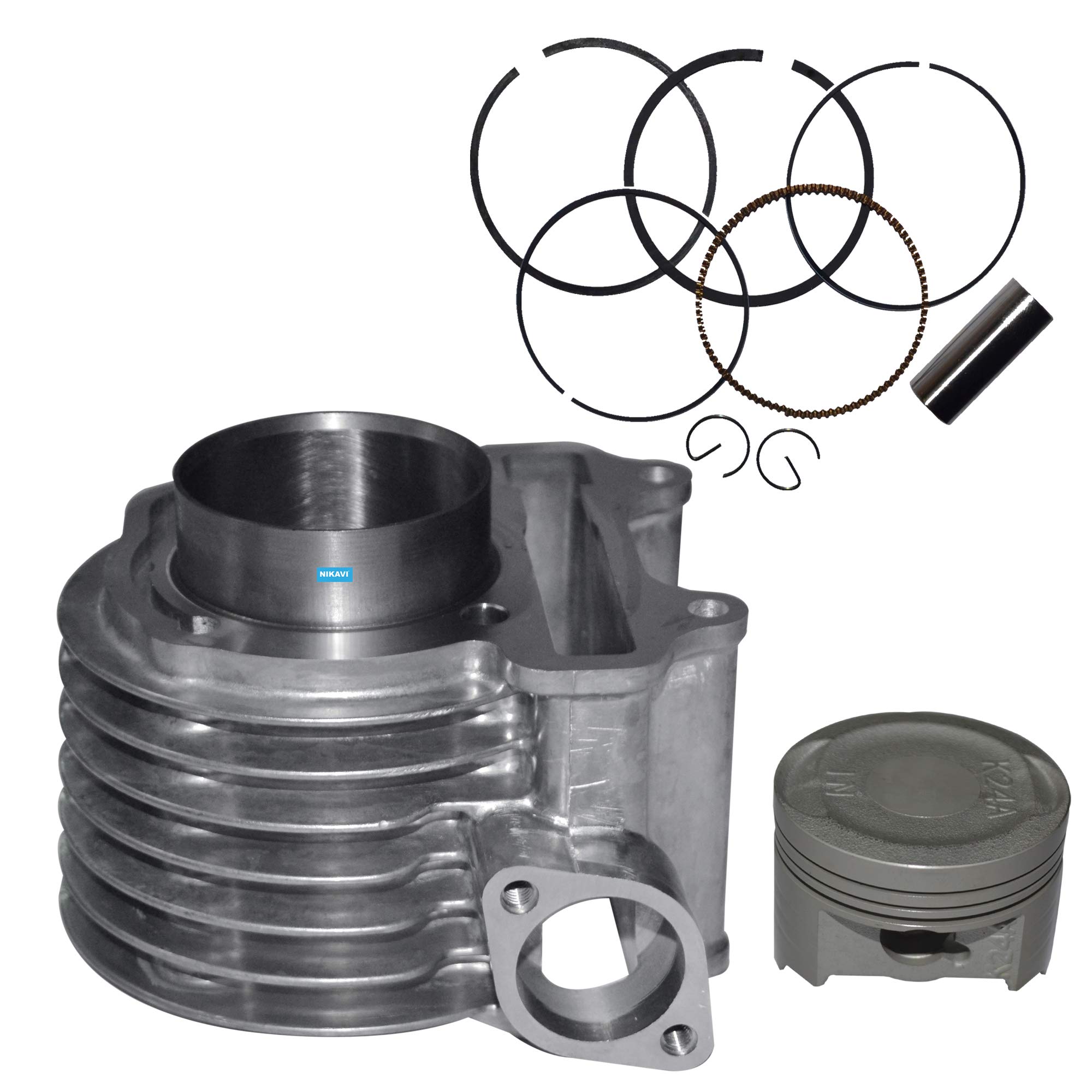 NIKAVI CBKP16 Cylinder Block Piston Kit Compatible for Activa 125cc / 3G