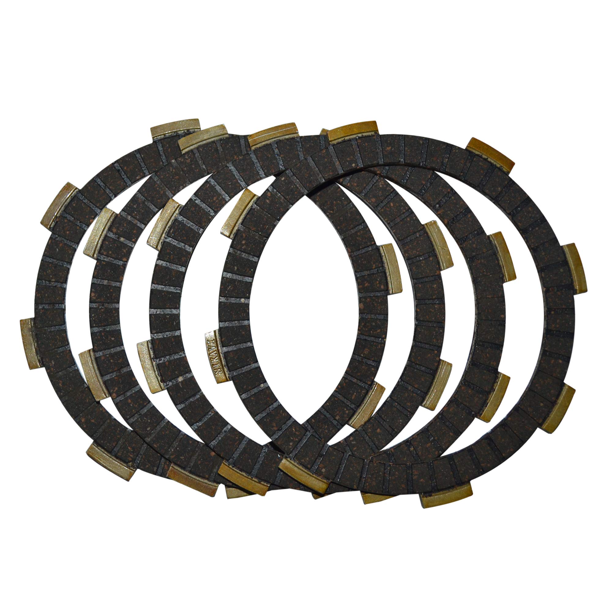 NIKAVI RCLP1 Rubber Clutch Plate (4) Compatible for Hero Honda CD100