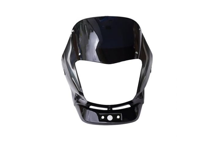 NIKAVI N597B Head Light Visor Mask Compatible for Bajaj Platina