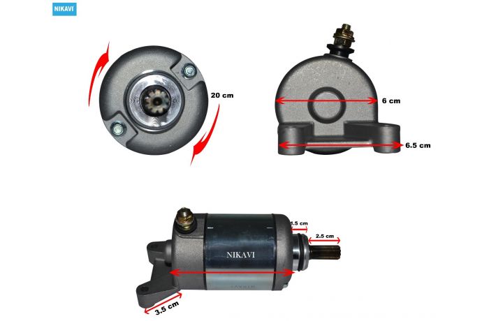 karizma r self motor price