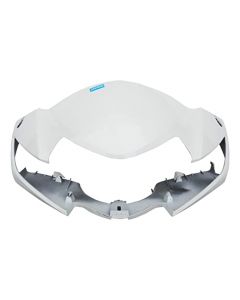 NIKAVI N1026B Head Light Visor Mask Compatible for Honda Activa 5G White