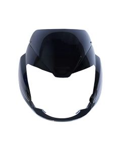NIKAVI N601A Head Light Visor Mask Compatible for Bajaj Pulsar Ug6 Bk-Red