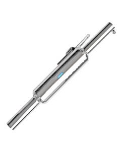 NIKAVI SLCP25 Silencer Compatible for Royal Enfield Bullet Universal Indoor (Without Plate) (Chrome)