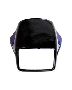 NIKAVI N504 Head Light Mask Compatible Compatible for Hero Splendor Plus New Model A/W Bk-Blue