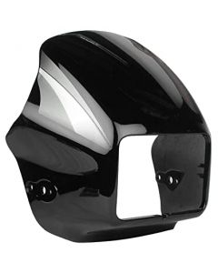 NIKAVI N547B Head Light Mask Compatible Compatible for Hero Splendor Plus BS-6 Bk-Silver