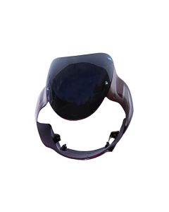 NIKAVI N591D Head Light Visor Mask Compatible for Bajaj Discover DTS-i 125Cc Red