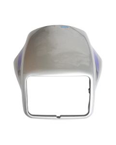 NIKAVI N506D Head Light Mask Compatible Compatible for Hero Splendor Pro Silver