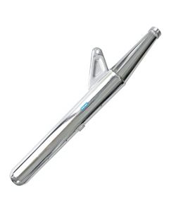 NIKAVI SLCP21 Silencer Compatible for Yamaha RX 100 (Chrome)