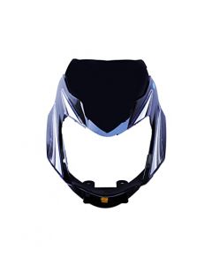 NIKAVI N567H Head Light Mask Compatible Compatible for TVS Star Sports New Model ES Bk-Grey