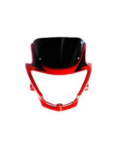 NIKAVI N523C Head Light Mask Compatible Compatible for Hero Glamour ASFS 2010 S.Red