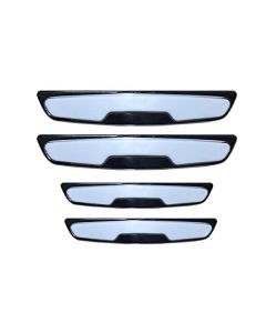 NIKAVI Rubber Universal Anti-Scratch Car Door Productor Guard, Auto Door Side Edge Protection Sticker Silicone Polymer, White (Set of 4)