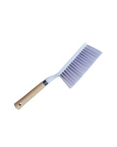 NIKAVI Wooden Long Bristle Plastic Cleaning Brush for Household Cleaning Upholstery Cleaning Brush for Carpet, Bed, Sofa, Mattress, Car Seat, Curtain, Dust Cleaner for Home