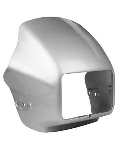 NIKAVI N546D Head Light Mask Compatible Compatible for Hero Splendor Plus 2019 Silver