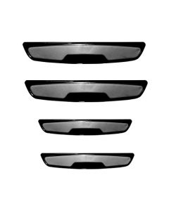 Nikavi Universal Anti-Scratch Car Door Productor Guard, Auto Door Side Edge Protection Sticker silicone polymer, Grey (Set of 4)