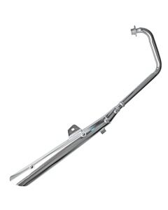NIKAVI SLCP17 Silencer Compatible for TVS Star City (Chrome)