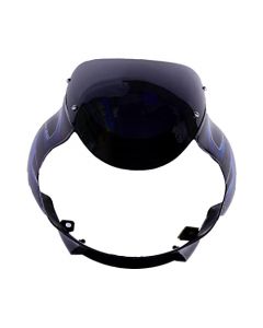 NIKAVI N592 Head Light Visor Mask Compatible for Bajaj Discover.DTS-i 135Cc O/M Bk-Blue