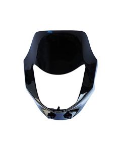 NIKAVI N556 Head Light Mask Compatible Compatible for TVS Fiero F2 Black