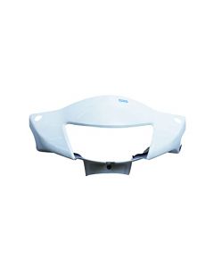 NIKAVI N1001B Head Light Visor Mask Compatible for Hero Pleasure White
