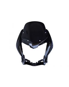 NIKAVI N539 Head Light Visor Mask Compatible for Honda Stunr Black