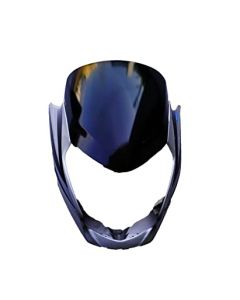 NIKAVI N526D Head Light Mask Compatible Compatible for Hero Passion X-PRO Silver