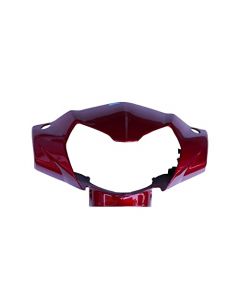 NIKAVI N1019A Head Light Visor Mask Compatible for TVS Wego Red