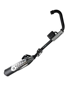 NIKAVI SLCP02 Silencer Compatible for Bajaj Pulsar DTSI 150 (Powder Coated)