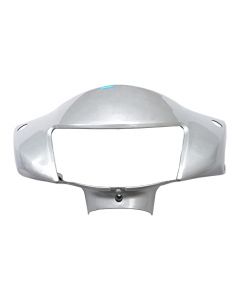 NIKAVI N1001C Head Light Visor Mask Compatible for Hero Pleasure Silver